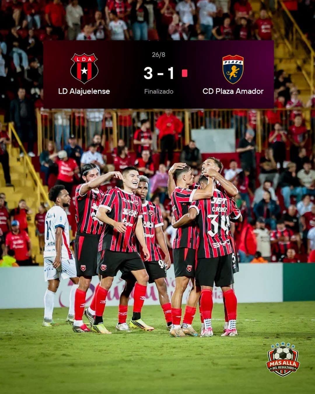 Alajuelense gana 3-1 y se mete a cuartos como líder de grupo